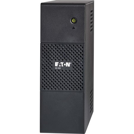 EATON UPS System, 550VA, 8 Outlets, Tower, Out: 100/120/127V AC , In:120V AC 5S550